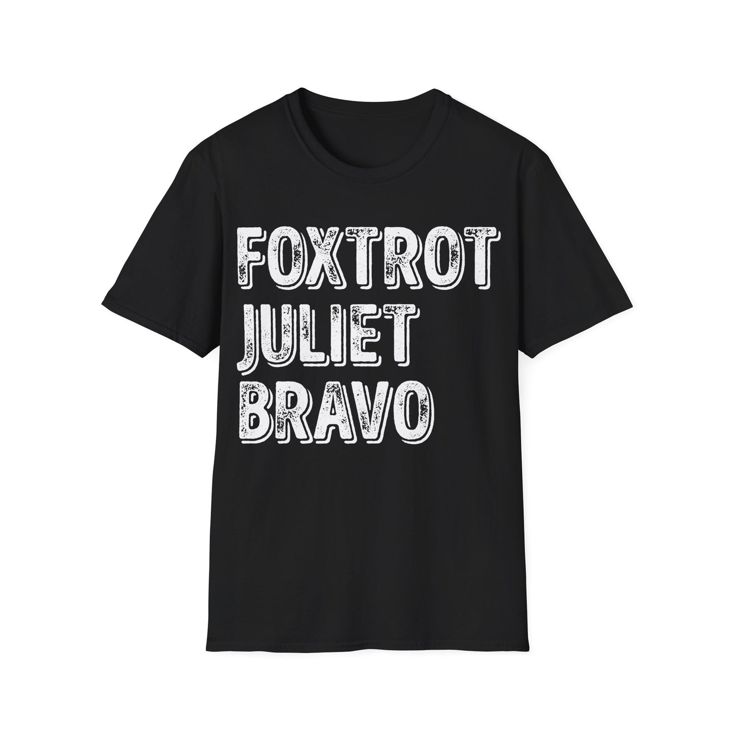 Retro Vintage Foxtrot Juliet Bravo T-Shirt For Men Women