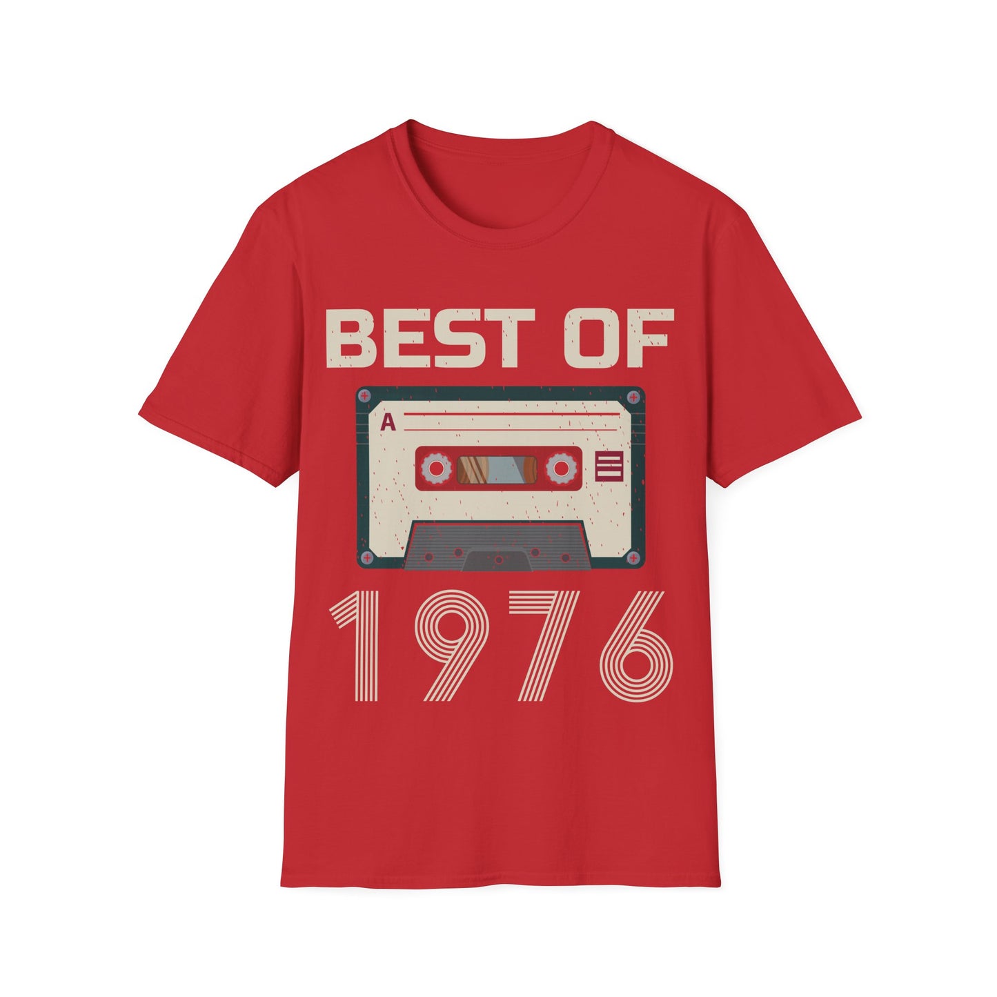 Best Of 1976 Cassette Tape 50th Birthday Gifts Vintage T-Shirt For Men Women