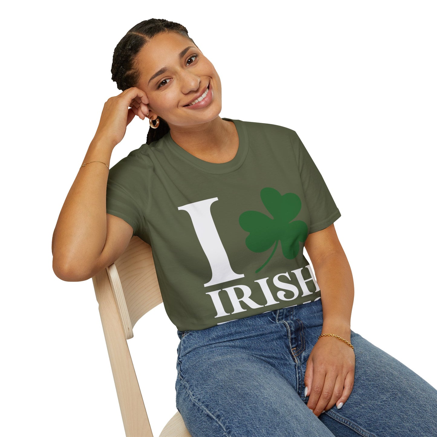 Funny I Love Irish Boys Shamrock St Patricks Day T-Shirt For Men Women T-Shirt