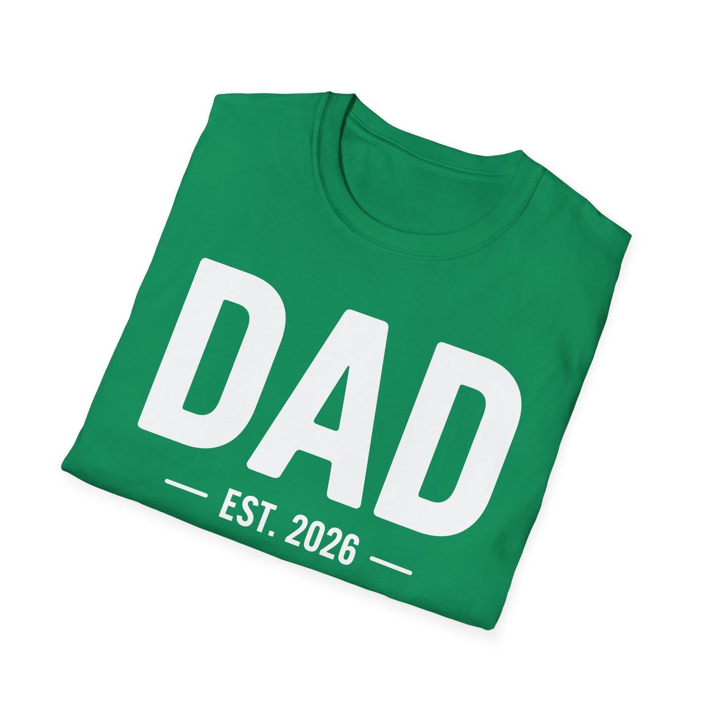 Funny Dad Est 2026 To Be Gifts First Time Dad New Daddy T-Shirt For Men