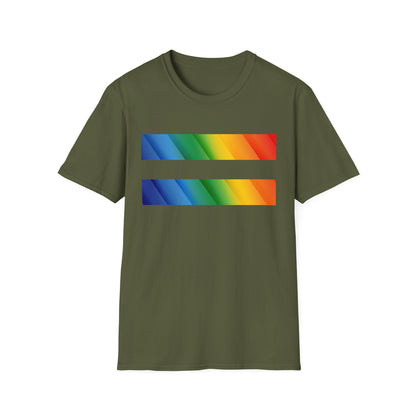 Equal Sign Lesbian Flag Bi Equality Support LGBT Gay T-Shirt for Men Women