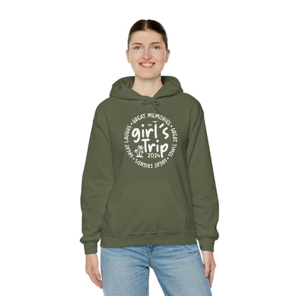 Girl's Trip 2024 Memories Friends Trip Matching Vacation Hoodie For Men Women Hoodie