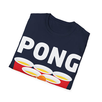 Funny Beer Pong Drinking Halloween Carnival Partner Costume T-Shirt For Men Women T-Shirt