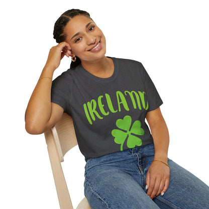 Ireland Shamrock St Patricks Day Clover Irish T-Shirt For Men Women T-Shirt