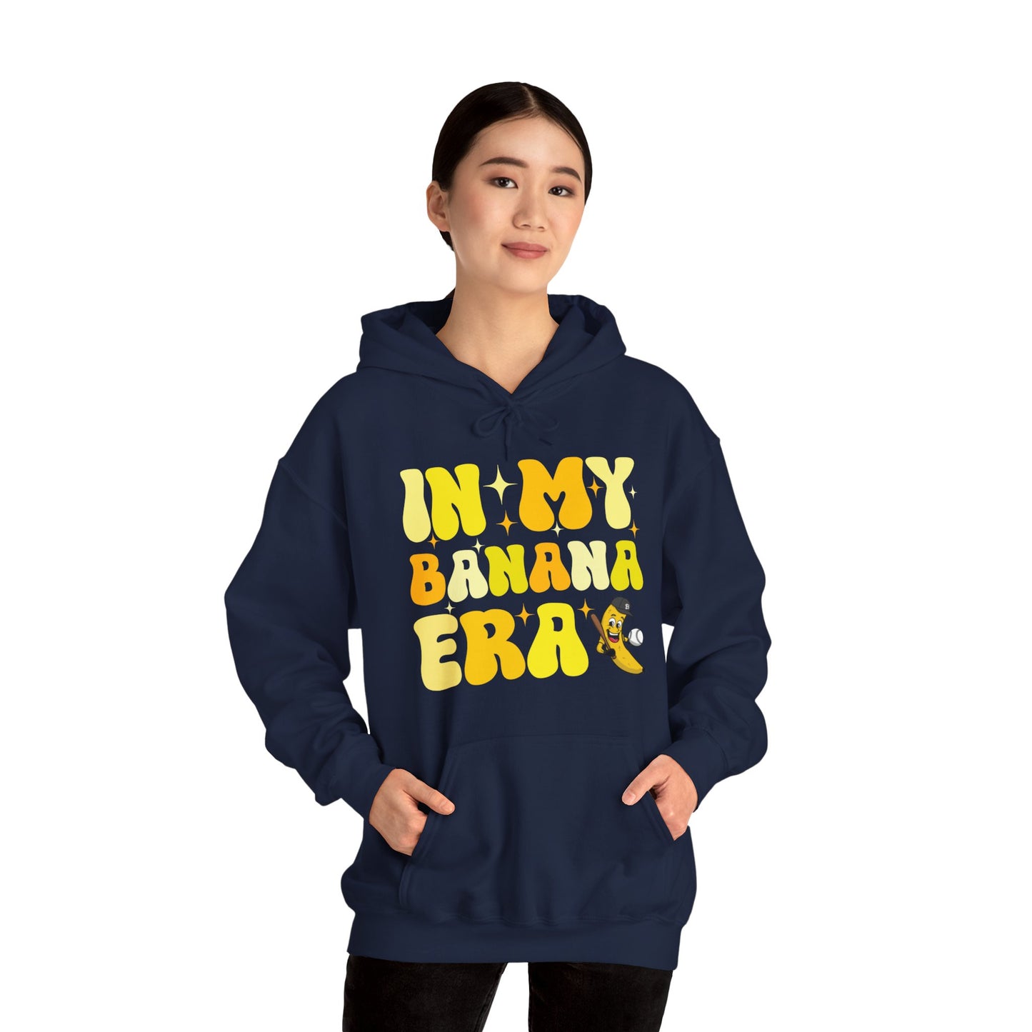 Funny In My Bananas Era Fruit Lover Baseball Player Hoodie For Men Women Hoodie