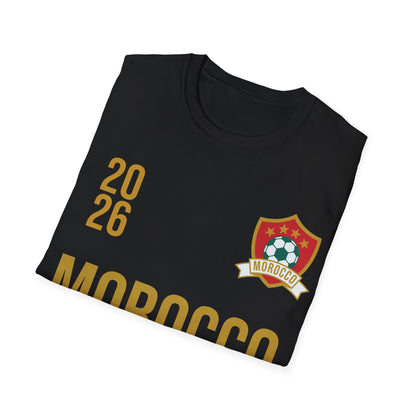 Moroco Soccer Tee Flag Football Shirt Gift USA 2026 T-Shirt