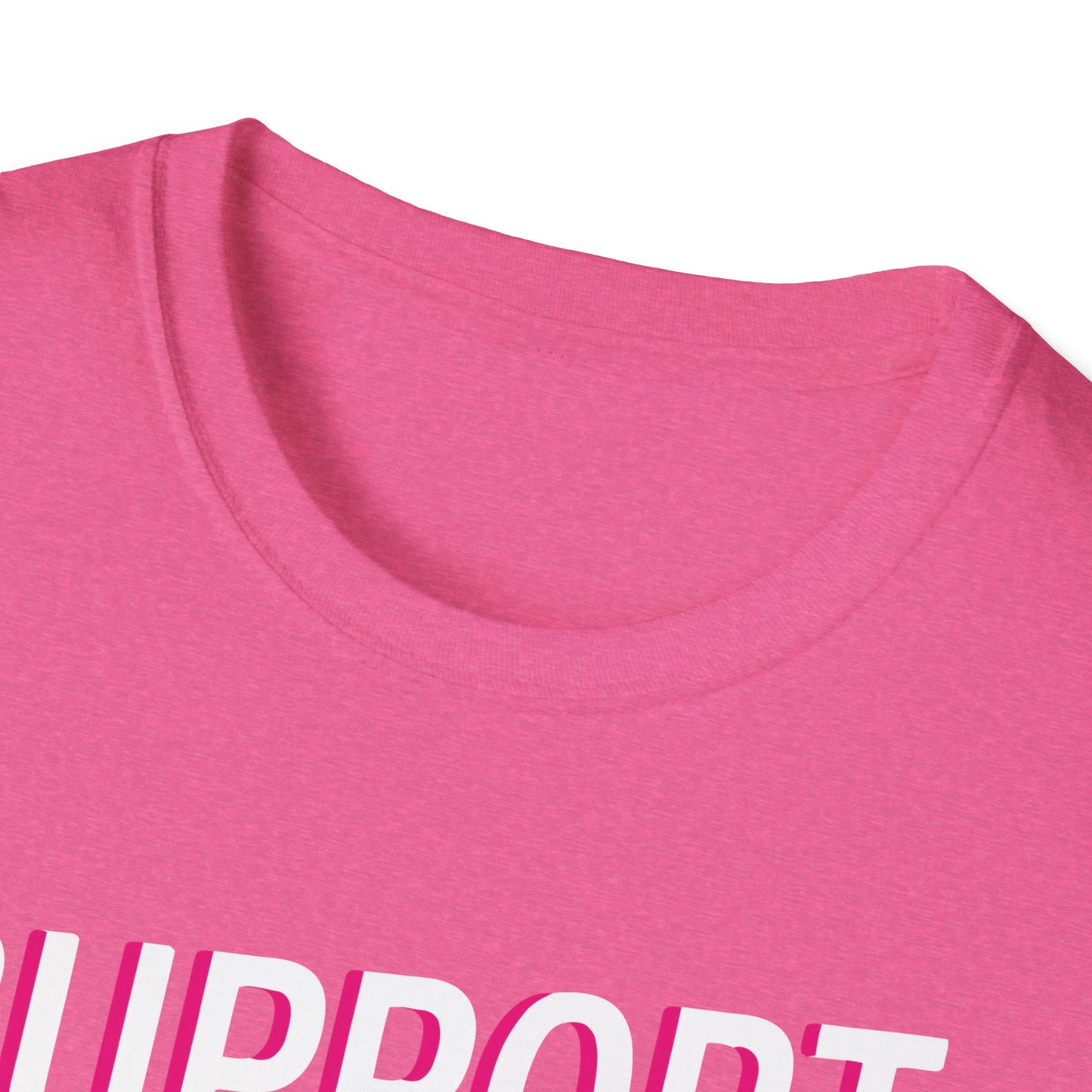 Breast Cancer Awareness Support Fighters Admire Survivors T-Shirt For Men Women