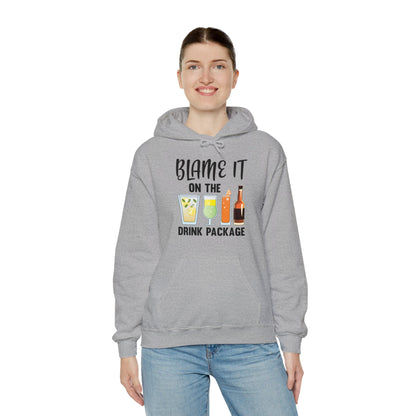 Blame It On The Drink Package Funny Cruise Hoodie For Men Women Hoodie