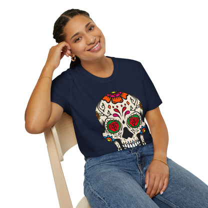 Sugar Skull Dia De Los Muertos Costume Halloween Day Of Dead T-Shirt