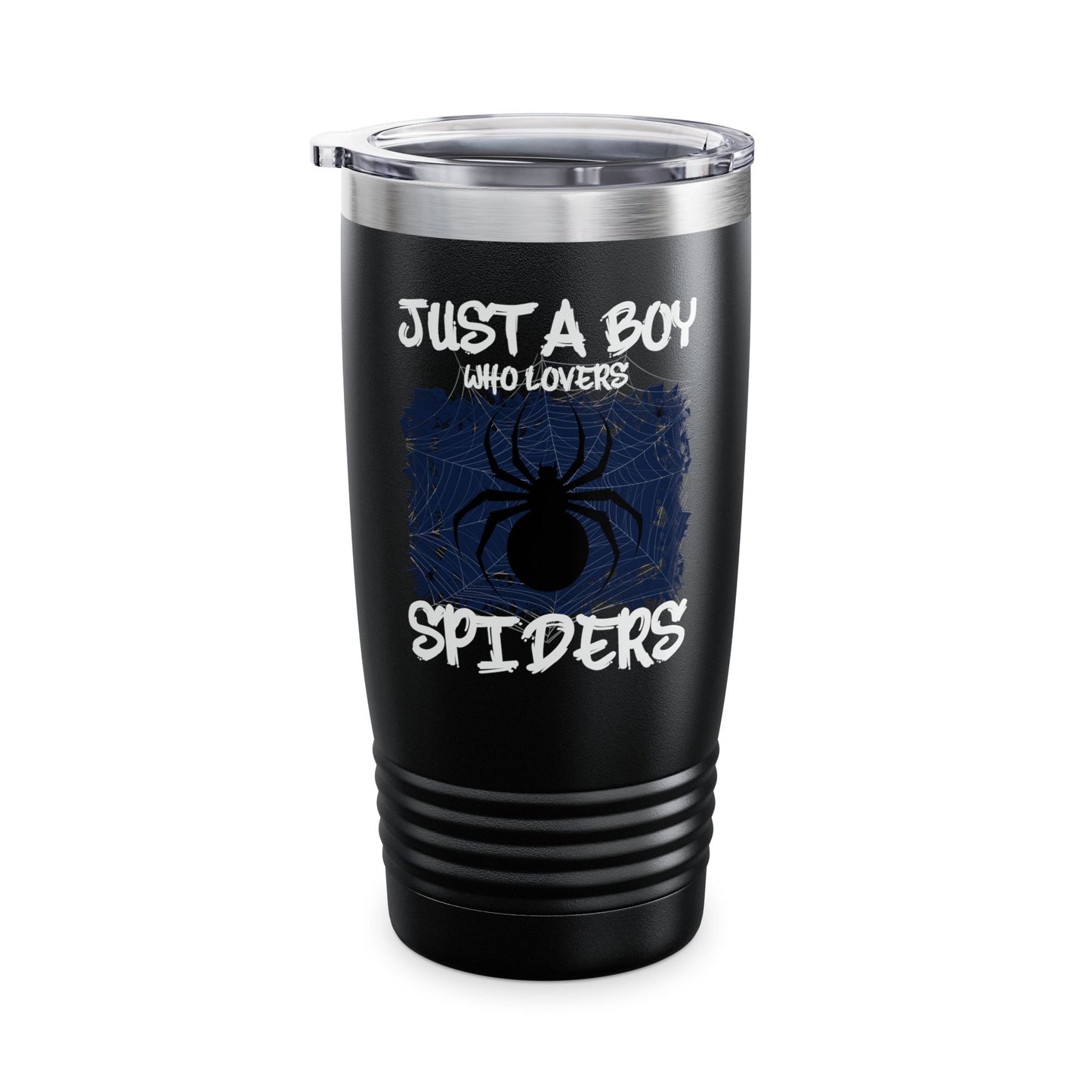 Just A Boy Who Loves Spiders Retro Spider Lover Tumbler For Men Kids Tumbler