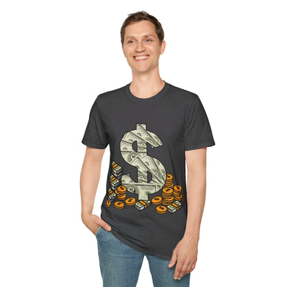 Cool As Dollar Bill Dollar Sign $$ Gift T-Shirt For Men Women T-Shirt