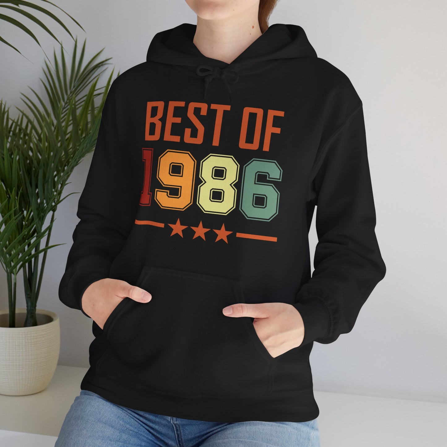 Funny Vintage Best of 1986 40 Year Old Gift 40th Birthday Hoodie For Men Women Hoodie