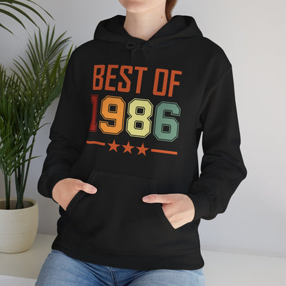 Funny Vintage Best of 1986 40 Year Old Gift 40th Birthday Hoodie For Men Women Hoodie