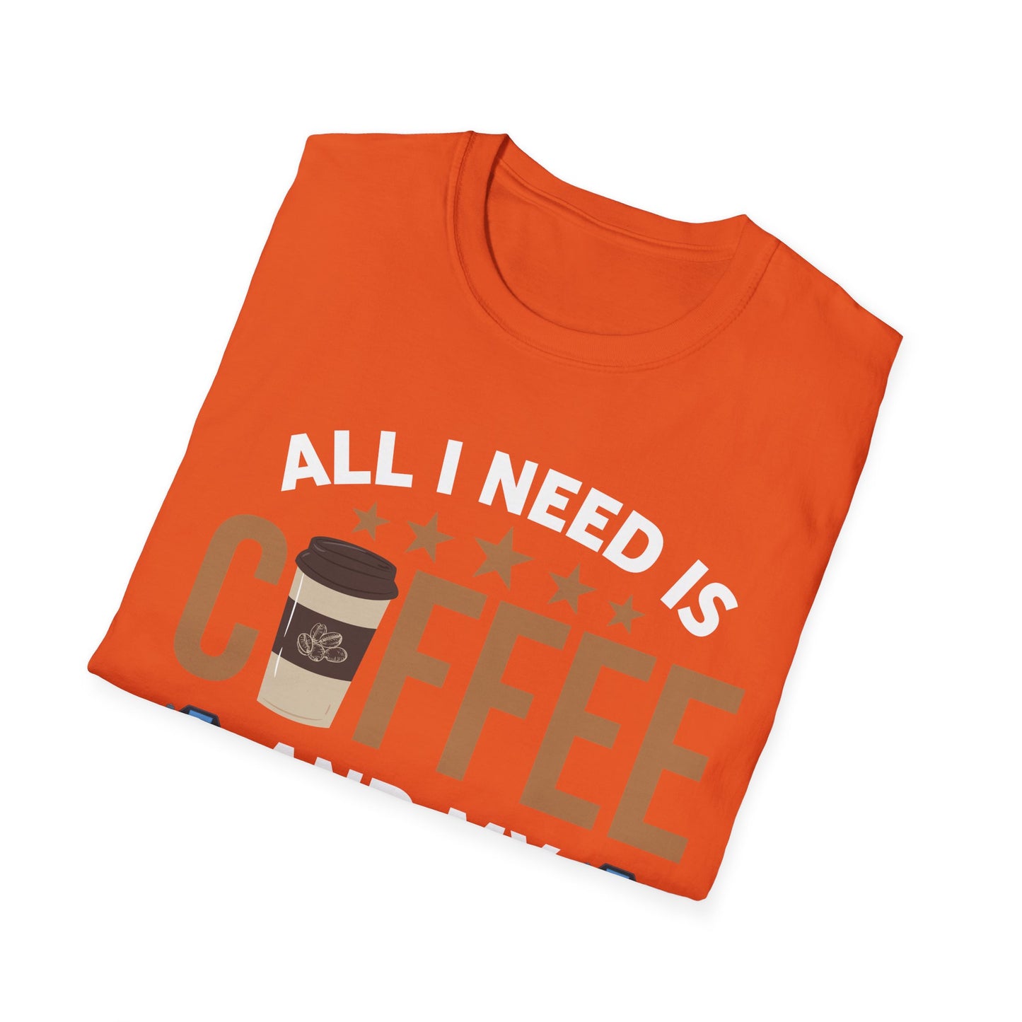 Photography Coffee T-Shirt All I Need is Coffee and My Camera Photographer Caffeine Lovers T-Shirt For Men Women Travelers