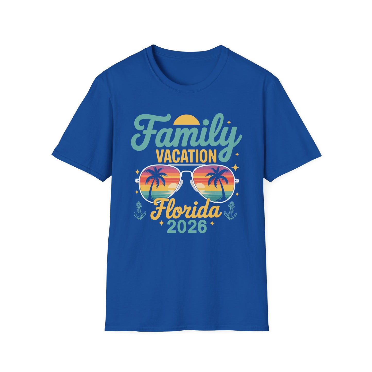 Funny Family Vacation Florida 2026 Florida Group Summer Trip T-Shirt For Men Women