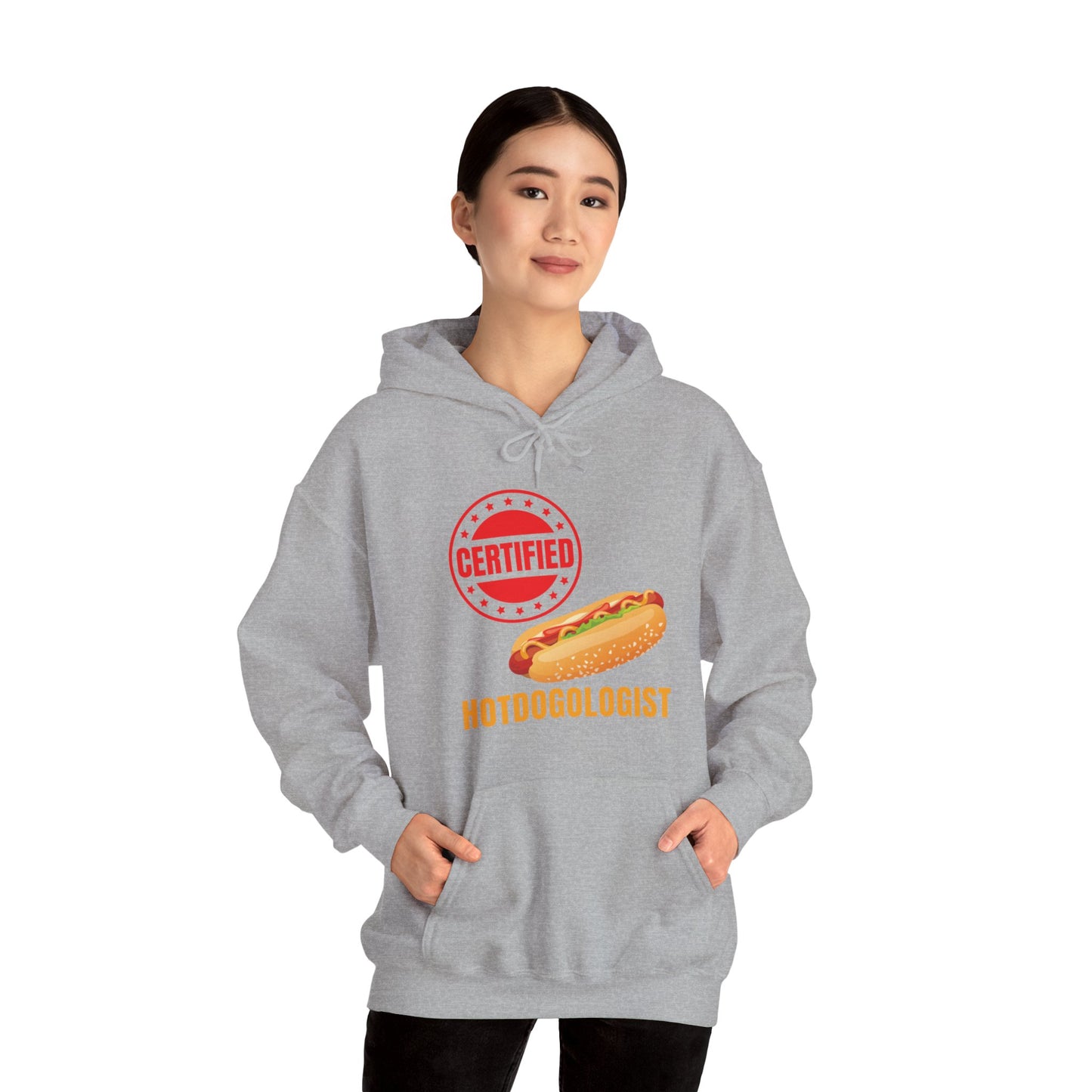 Certified Hotdogologist Hotdog Cool Sausage Hot Dog Lover Hoodie For Men Women Hoodie