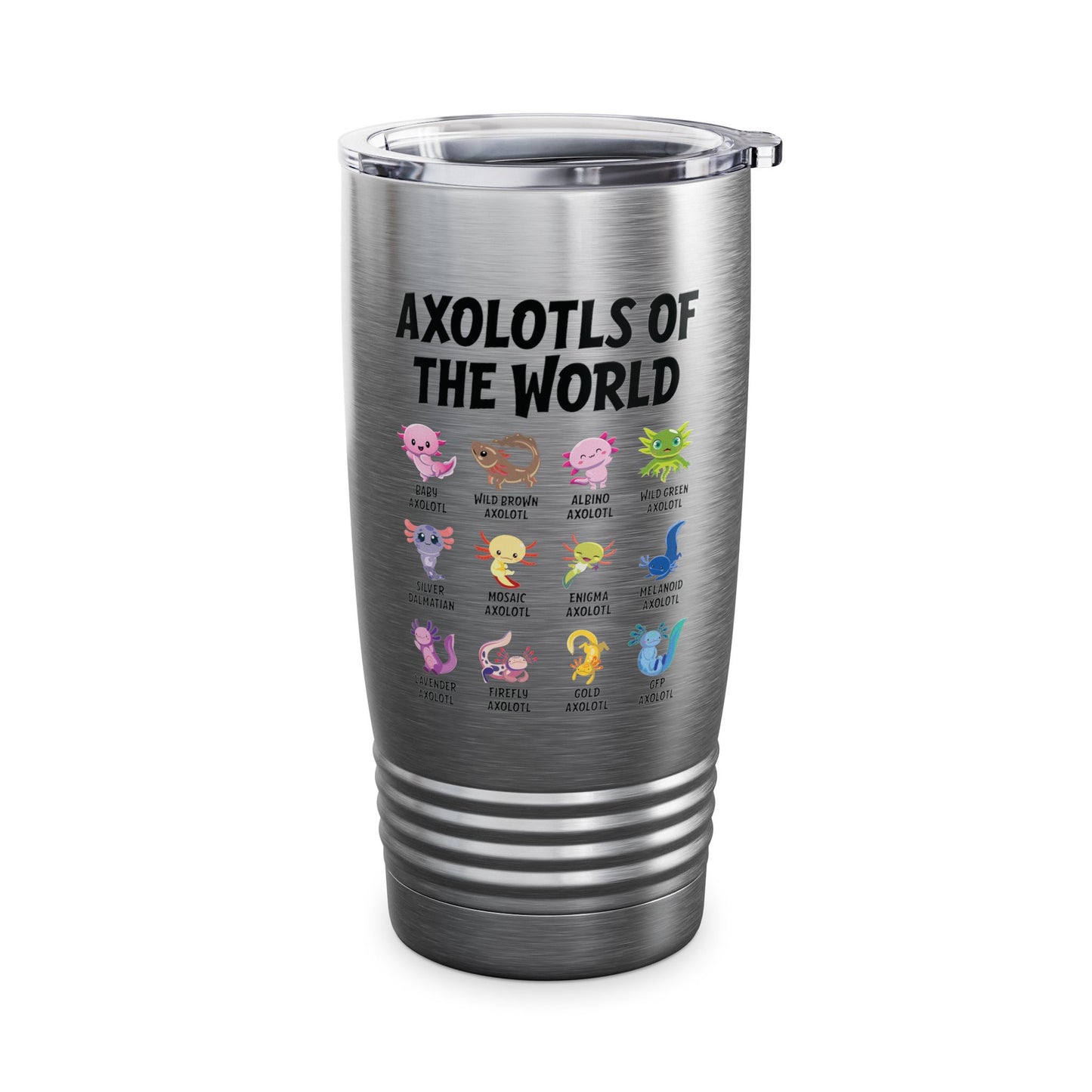 Funny Axolotls Of The World Cute Kawaii Axolotl Tumbler For Men Women Tumbler