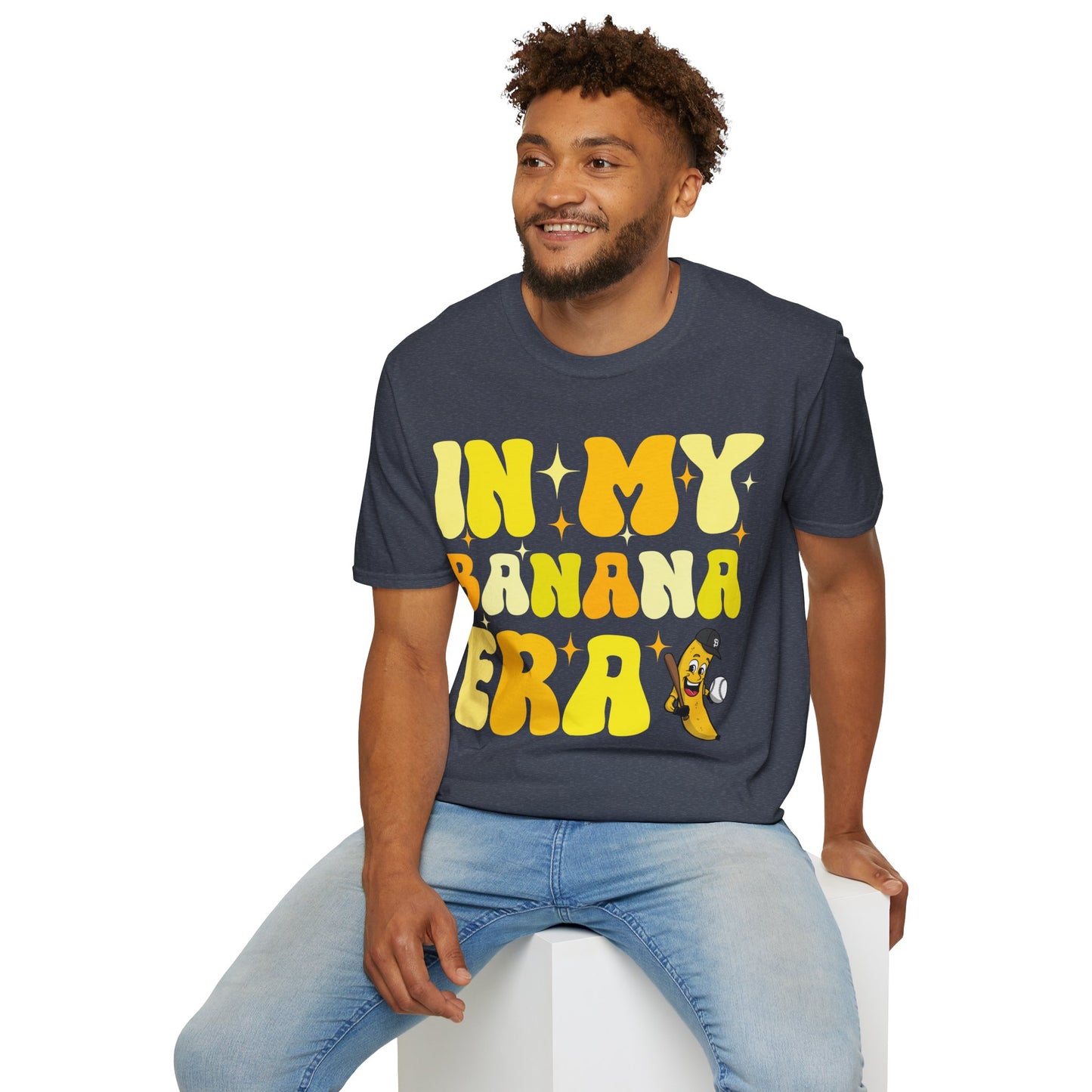 Funny In My Bananas Era Fruit Lover Baseball Player T-Shirt For Men Women T-Shirt