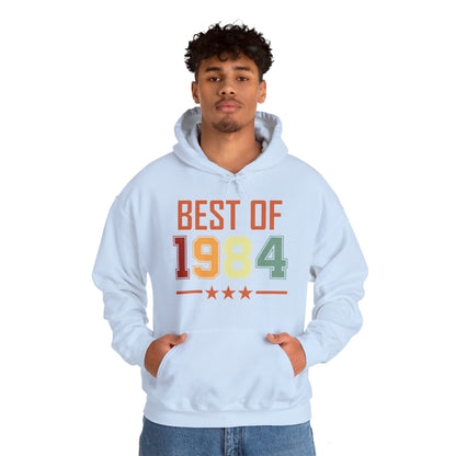 Funny Vintage Best of 1984 40 Year Old Gift 40th Birthday Hoodie For Men Women Hoodie