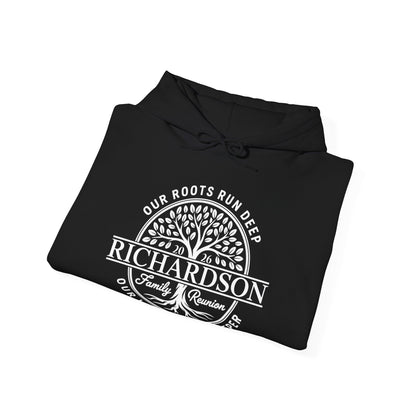 Personalized Richardson Family Reunion Our Roots Run Deep Hoodie For Men Women