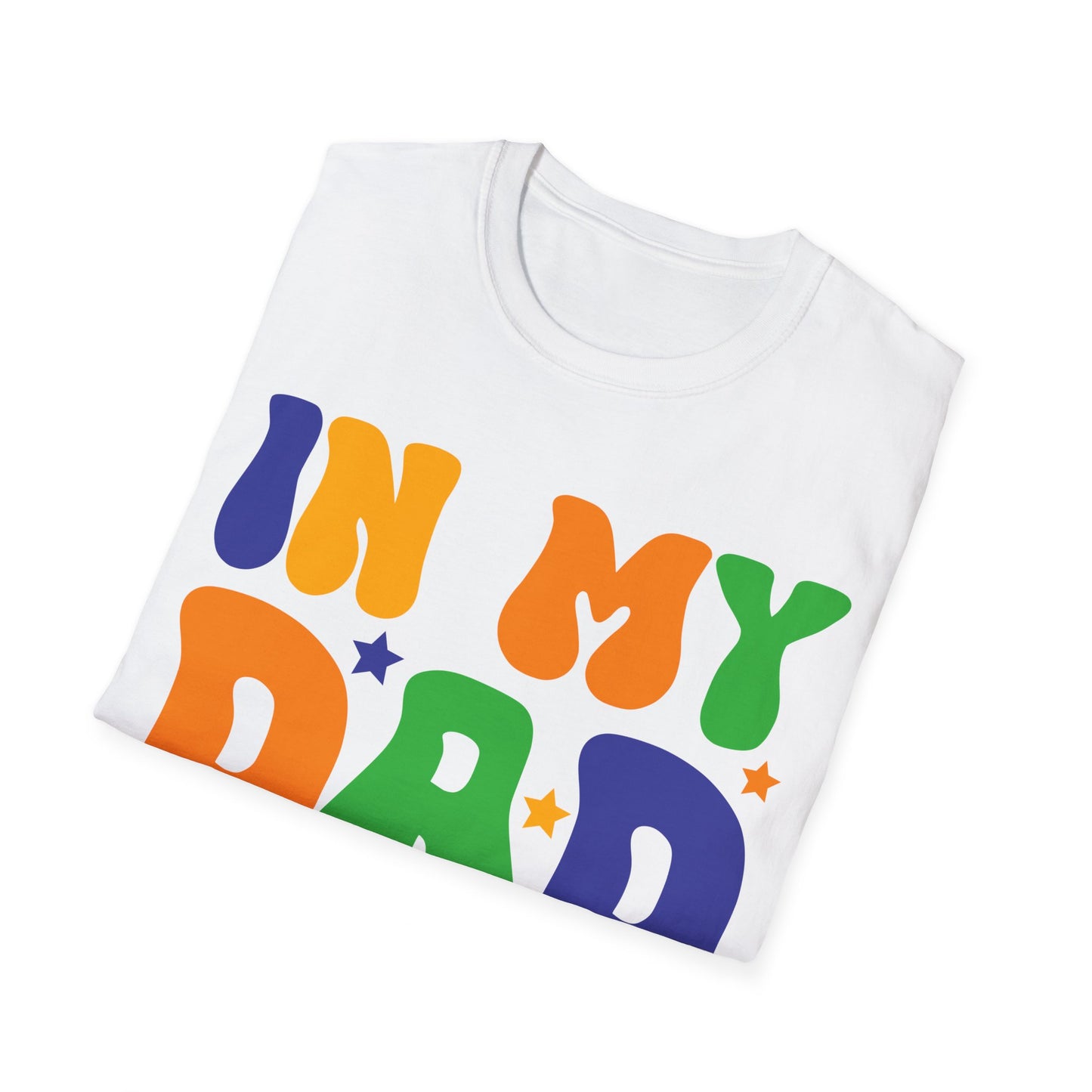 Funny Groovy In My Dad Era Funny Dad Father Daddy Era T-Shirt For Men T-Shirt