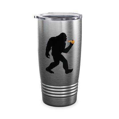 Funny Bigfoot Pizza Food Lovers Foodie Gifts Pepperoni Tumbler Men Women