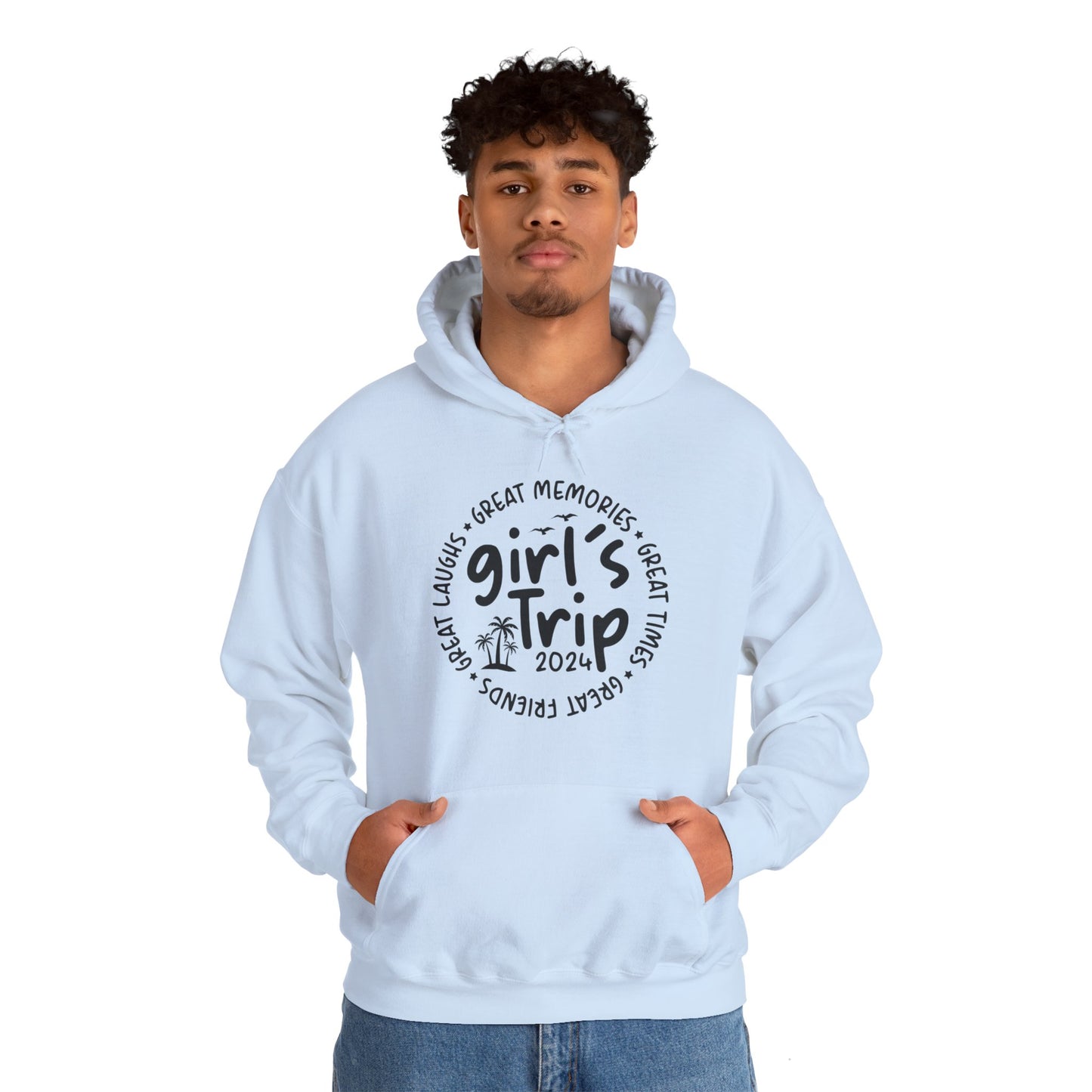 Girl's Trip 2024 Memories Friends Trip Matching Vacation Hoodie For Men Women Hoodie