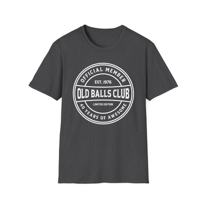 Mens Old Balls Club 50 Years Awesome Fifty 50th Birthday Fathers Day T-Shirt