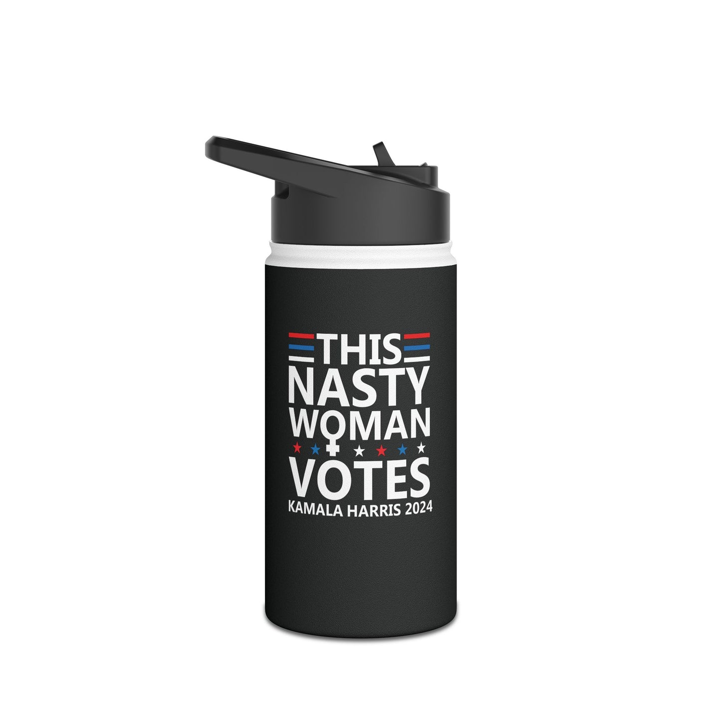 This Nasty Woman Votes Biden Harris 2024 Feminist Election Water Bottle