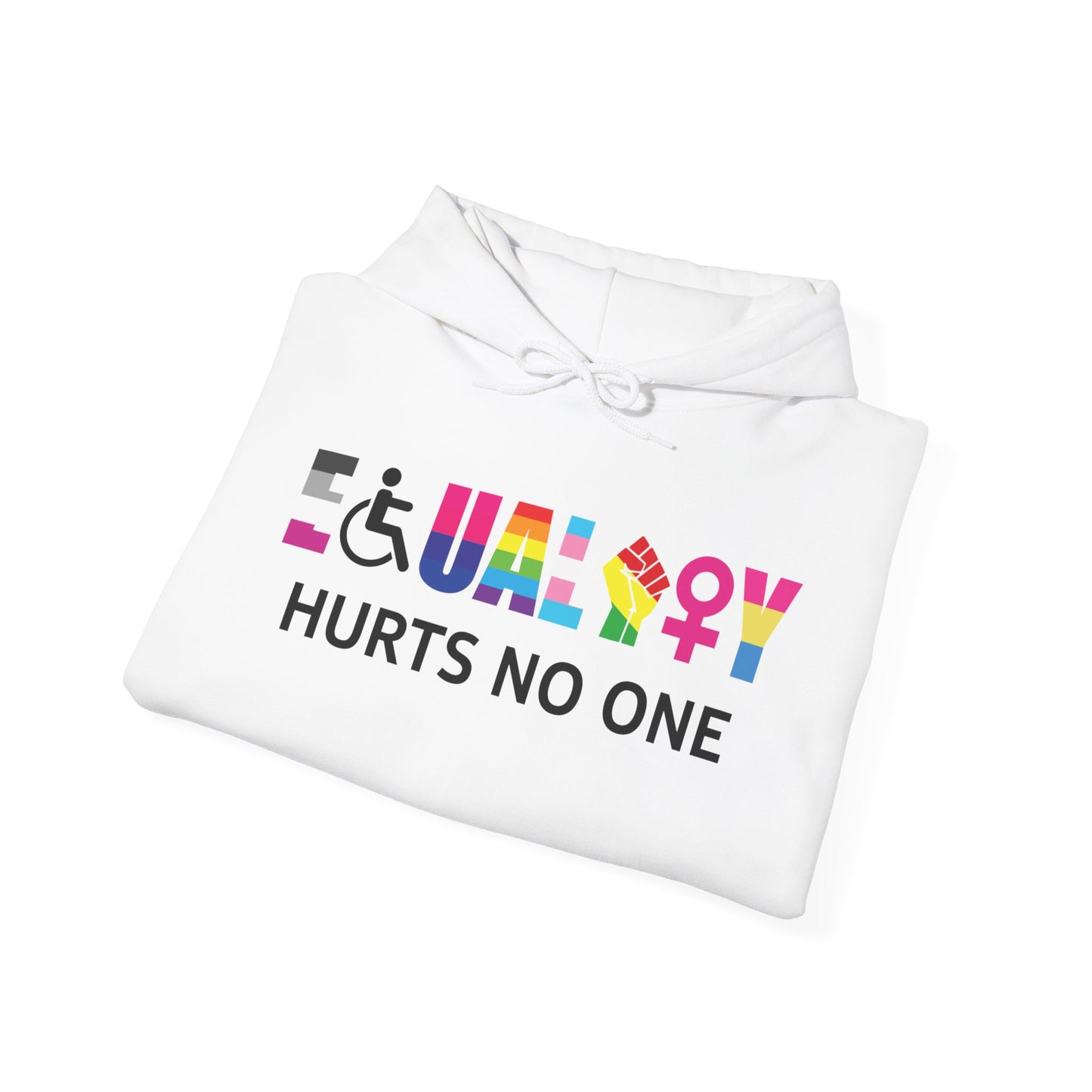 Equality Hurts No One LGBT Black Disabled Women Right Kind Pride Hoodie