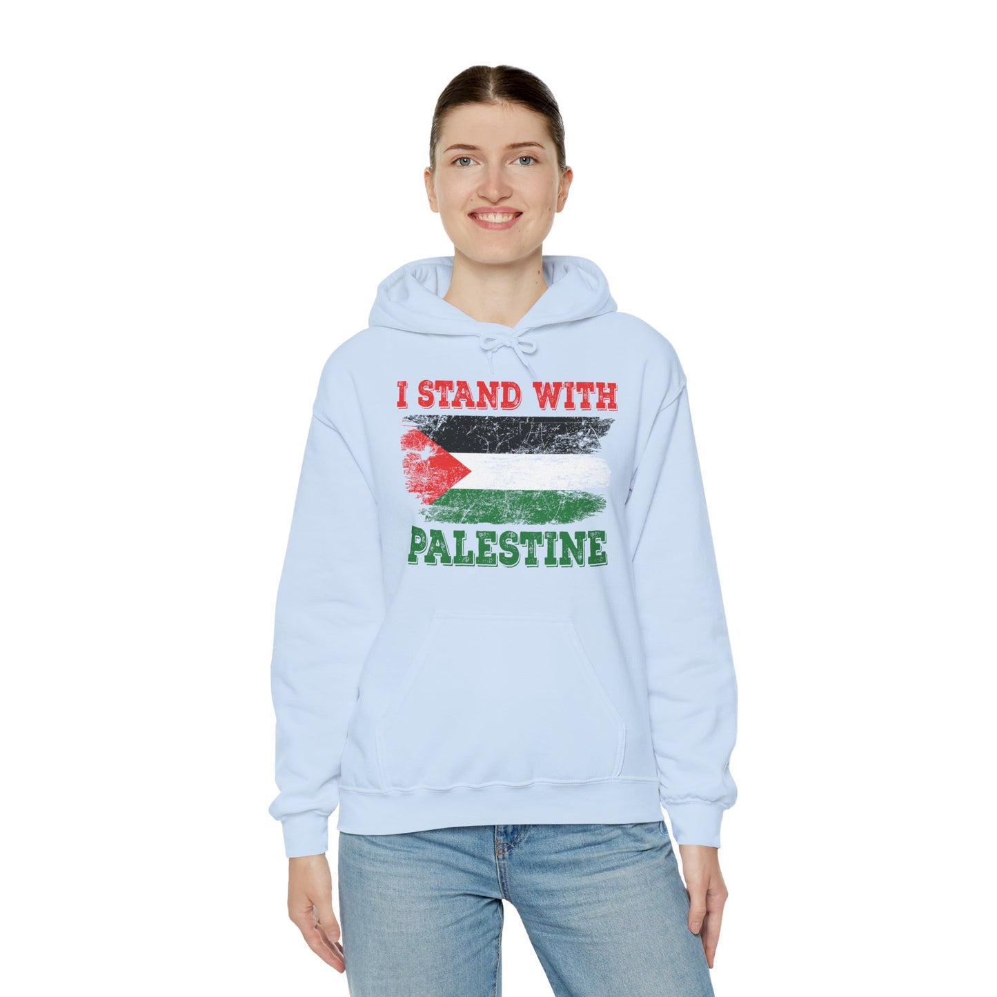 I Stand With Palestine Free Palestine Flag Gaza Palestinian Flag Hoodie For Men Women Hoodie