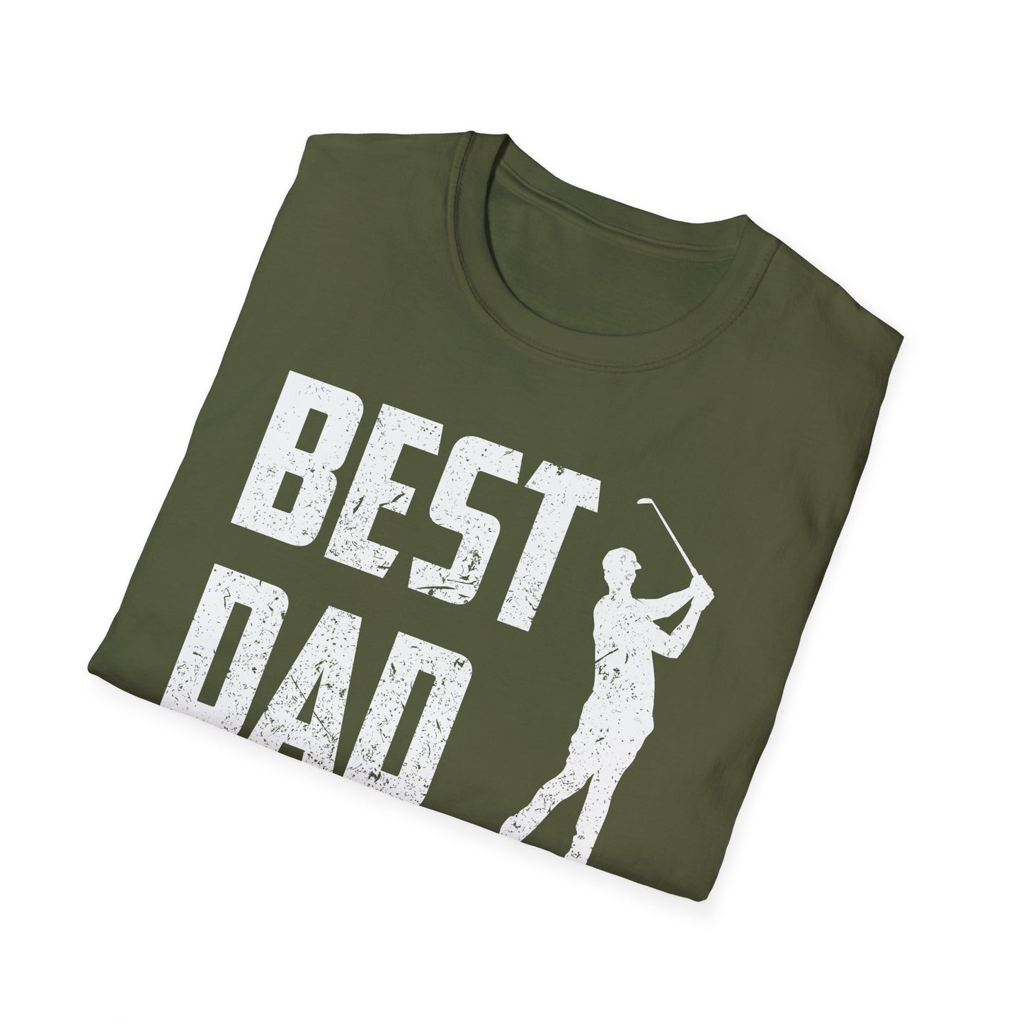 Best Dad by Par Fathers Day Daddy Golf Lover Golfer Gifts T-Shirt