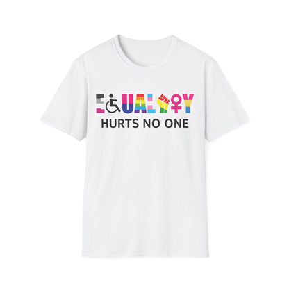 Equality Hurts No One LGBT Black Disabled Women Right Kind Pride T-Shirt