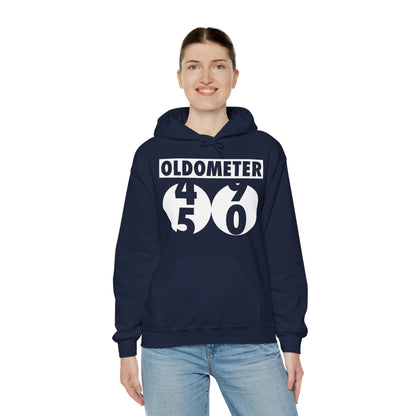Funny Oldometer Odometer 50th Birthday Gift 50 yrs Old Joke Hoodie For Men Women Hoodie