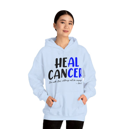 Colon Cancer Faith Bible Verse CRC Awareness Support Heal Family Hoodie For Men Women
