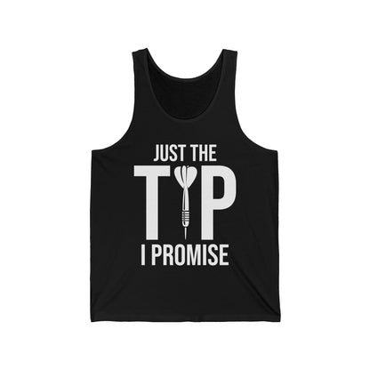 Funny Just The Tip I Promise Dart Darts Player Gift Tank Top