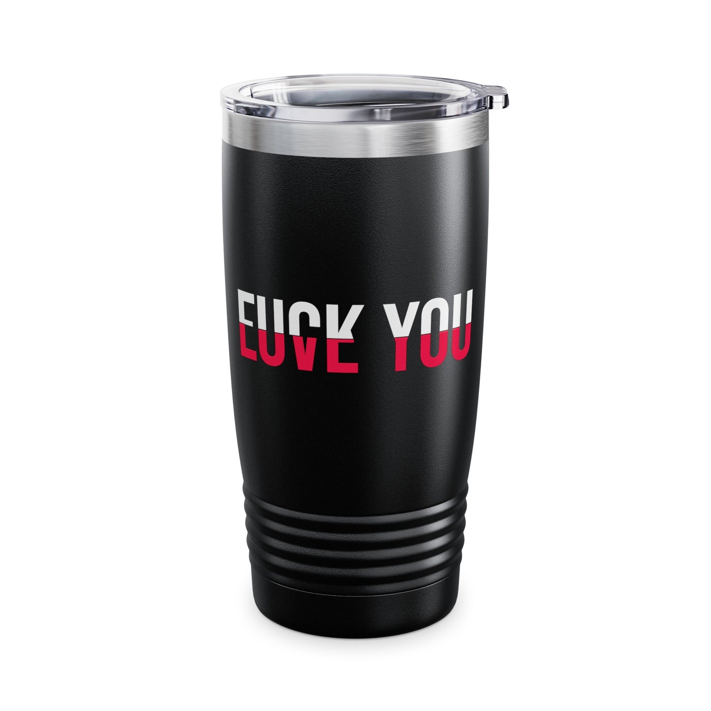 Love You Fck You Love and Hate Cross Word Tumbler