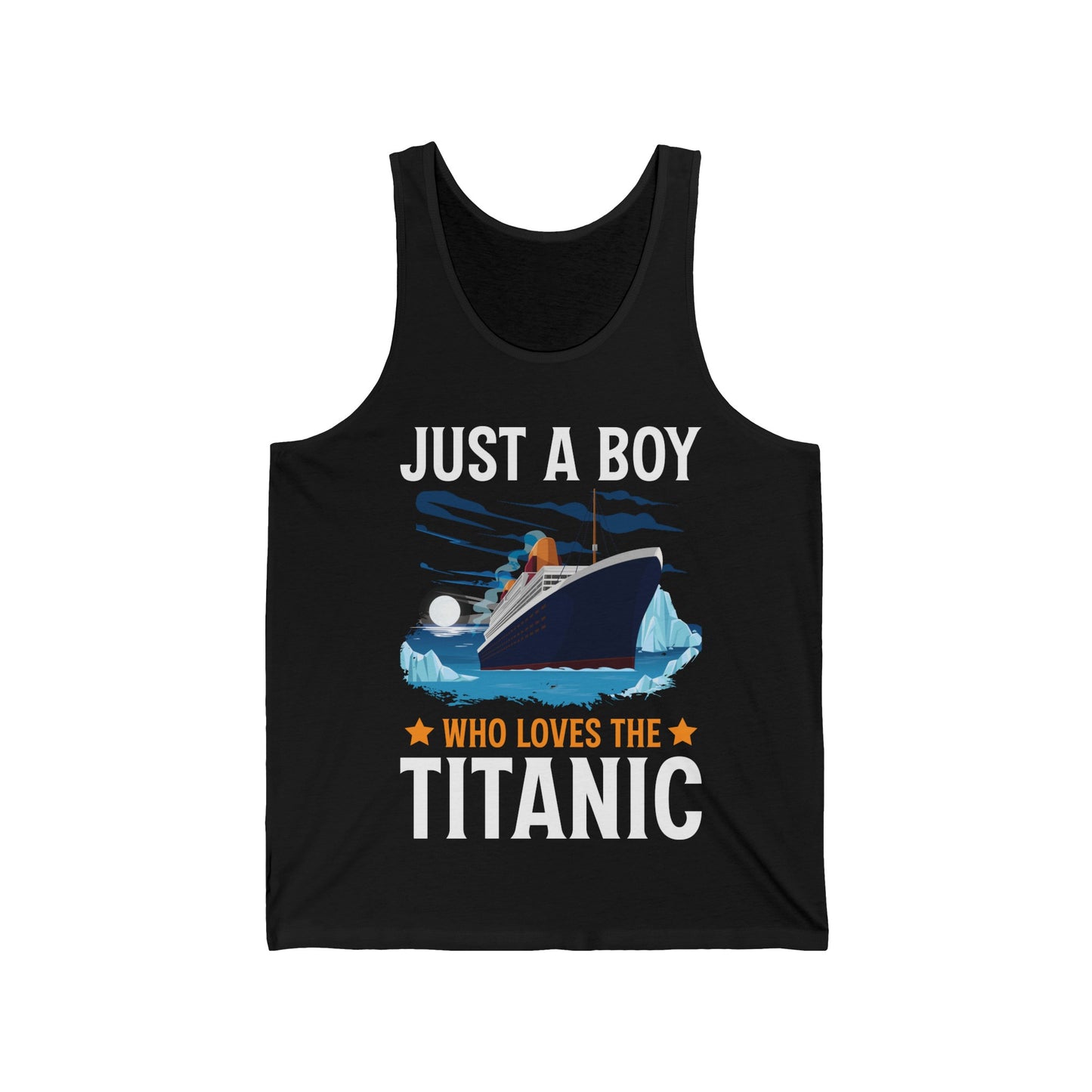 Just A Boy Who Just Loves The Rms Titanic Cruise Ship Tank Top For Men Women Tank Top