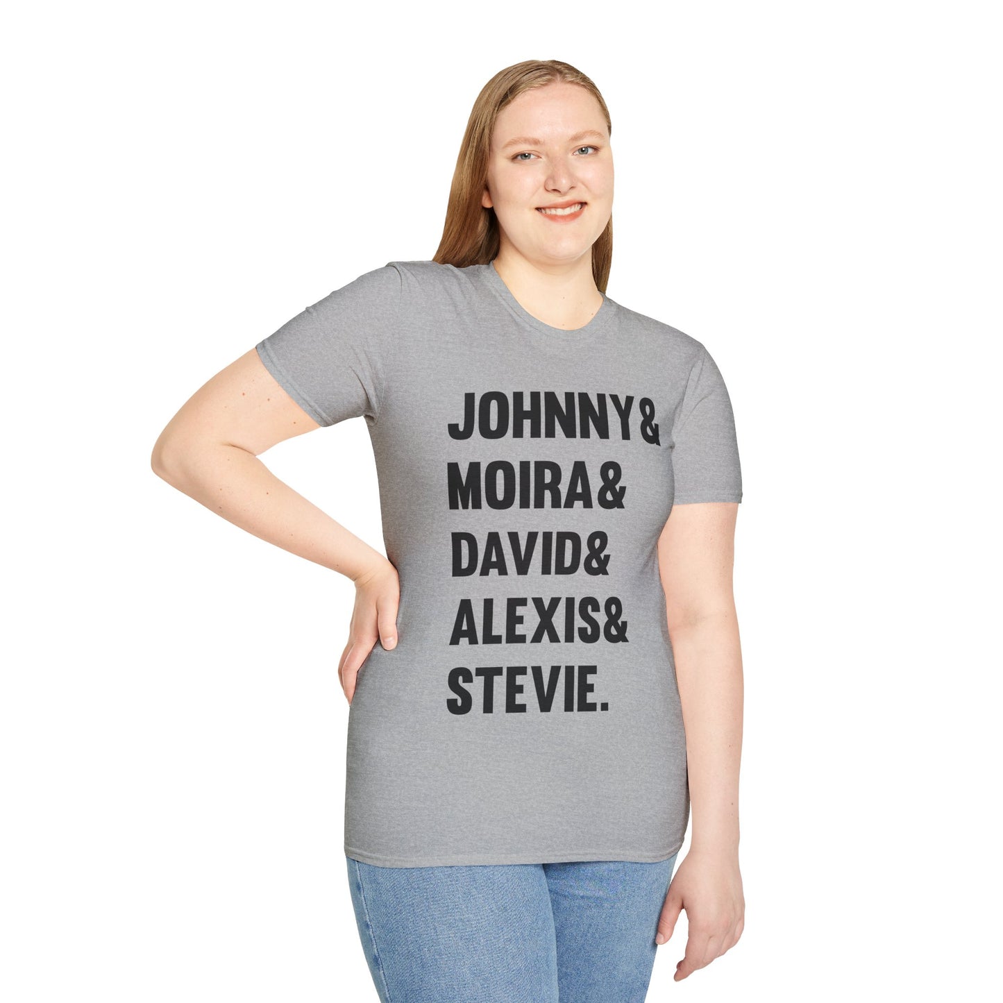 Funny Johnny Moira David Alexis And Stevie Movie TV Series T-Shirt Men Women