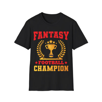 Funny Fantasy Football League Champion Footballer T-Shirt Men Women