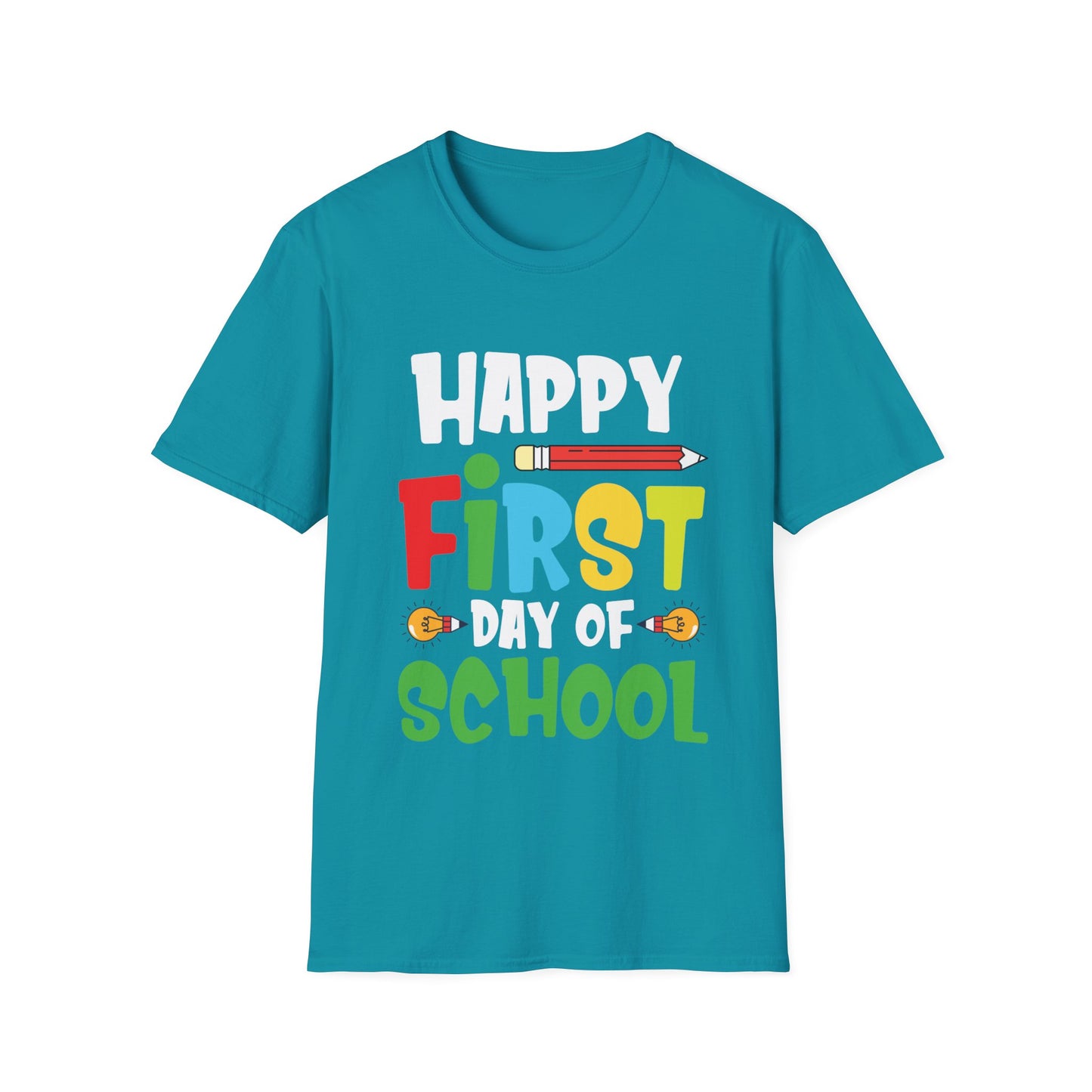 Happy First Day of School Teacher Student Back to School T-Shirt