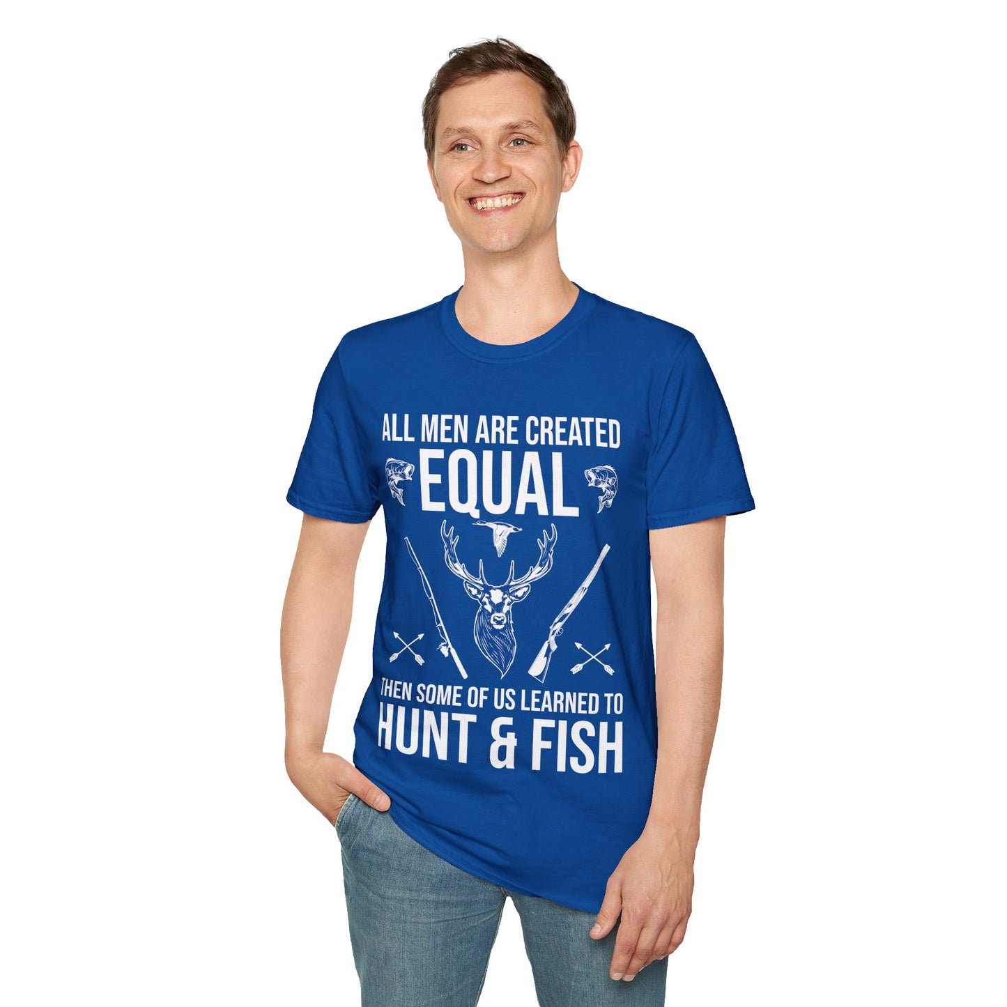 Funny Hunting Some Of Us Learned To Hunt & Fish Gift T-Shirt