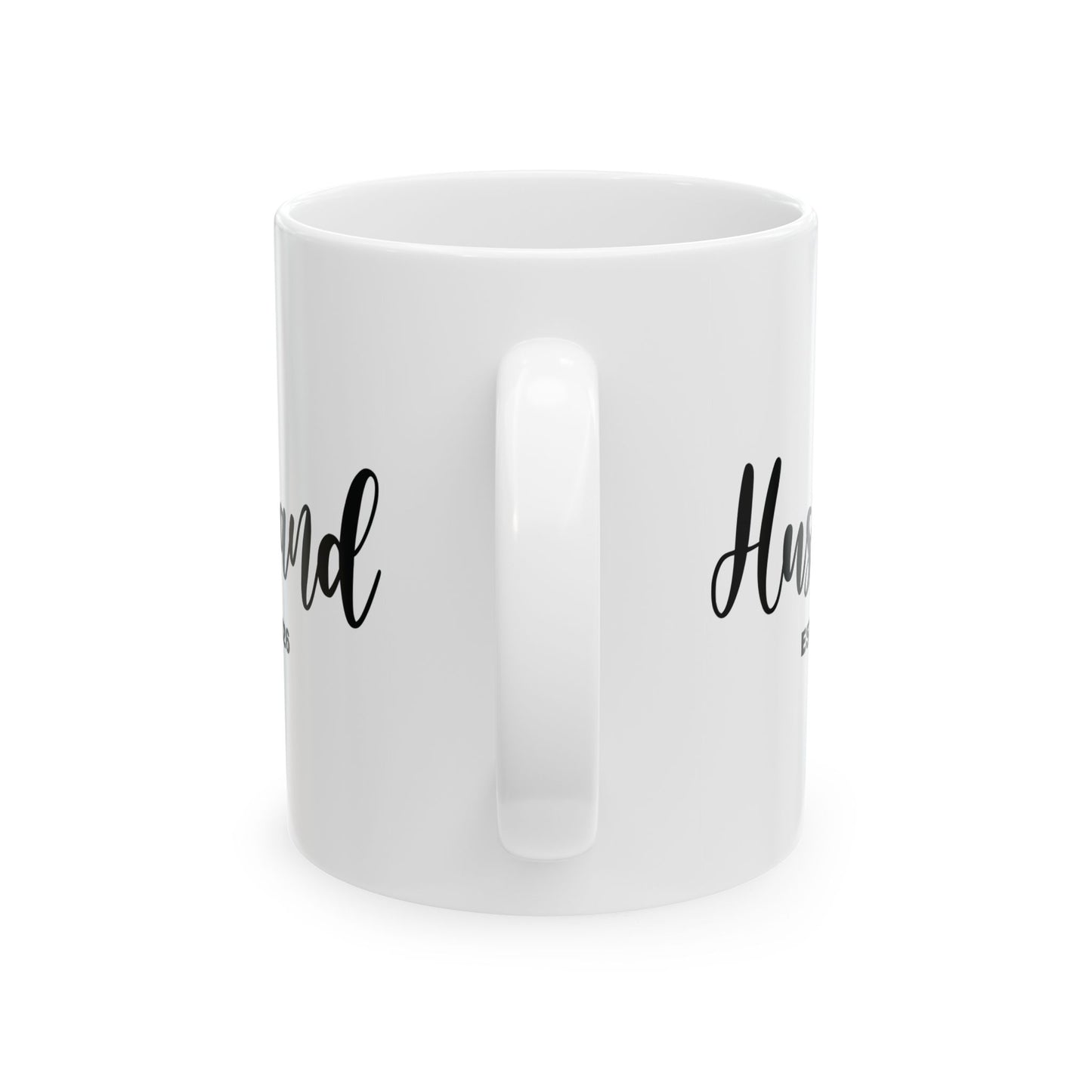 Husband Est 2026 Married Hubby Honeymoon Couple Wedding Coffee Mug For Men