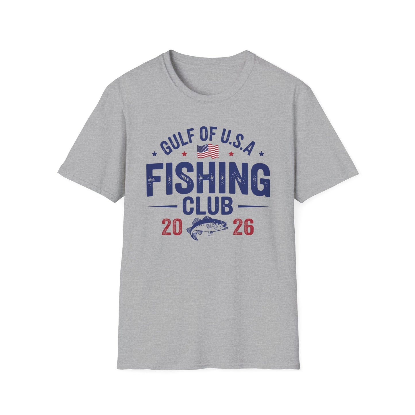 Funny Gulf of US America Fishing Club Hobby Fisher T-Shirt For Men Women
