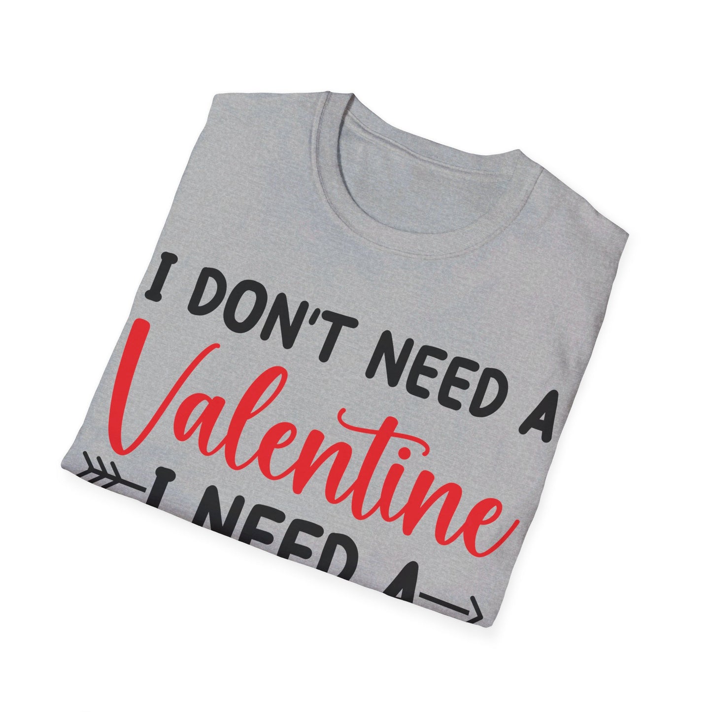 Funny I Don't Need A Valentine I Need A Nap Anti Valentines Day T-Shirt For Men Women T-Shirt