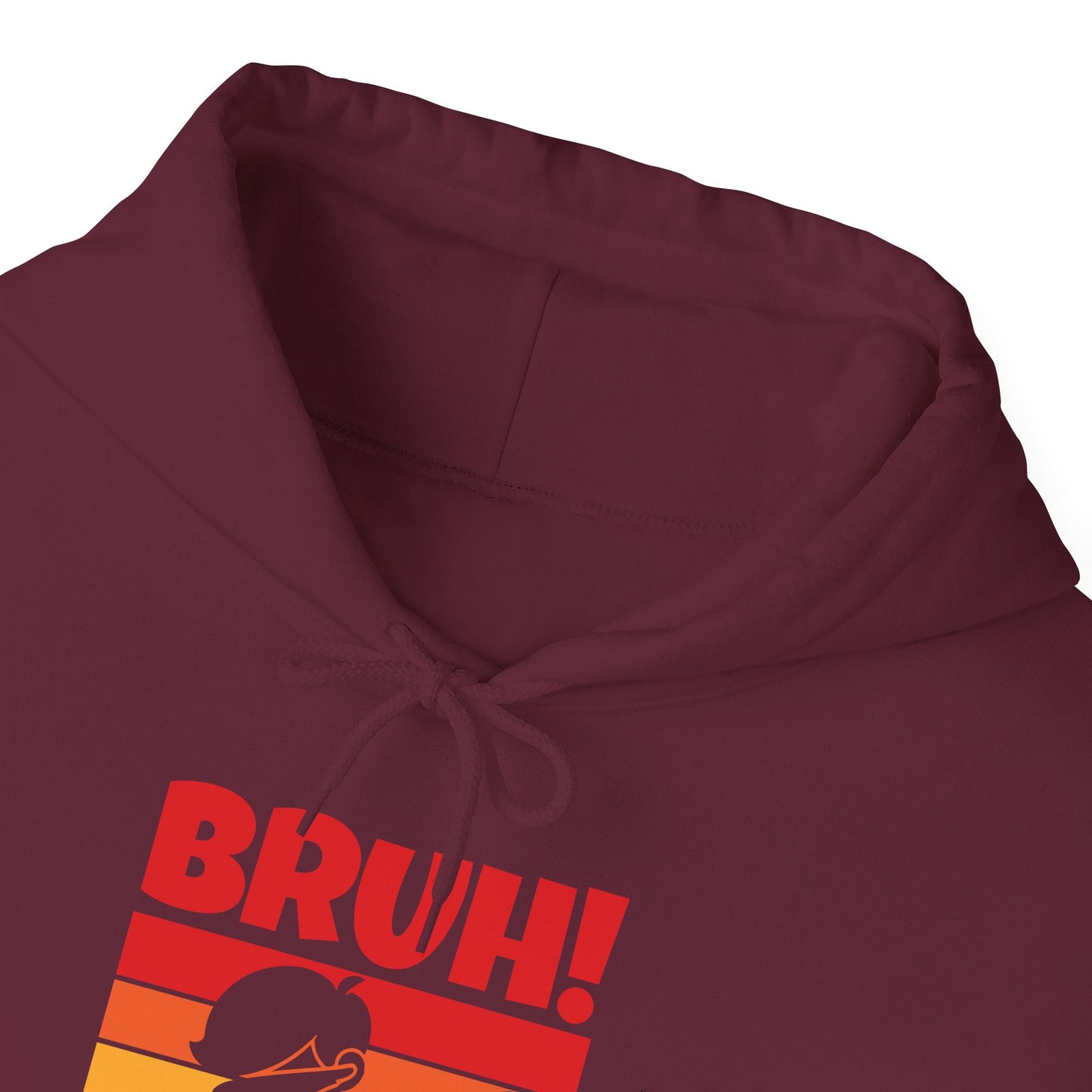 Funny Bruh We Back Teachers Kids Funny Back To School Hoodie