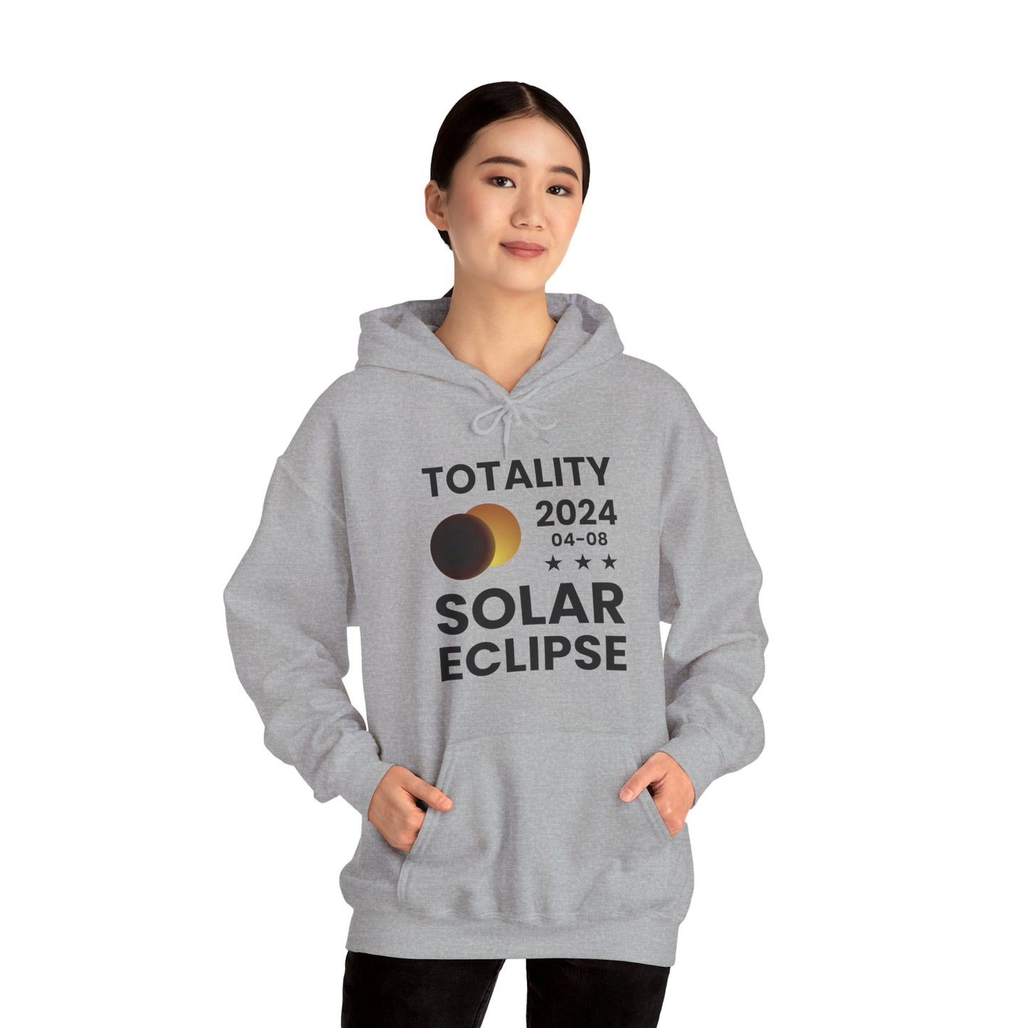 Totality Solar Eclipse 2024 America Retro Total Eclipse Hoodie For Men Women Hoodie