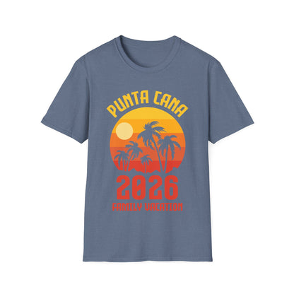 Punta Cana 2026 Family Vacation Vacay Beach Summer Holiday T-Shirt