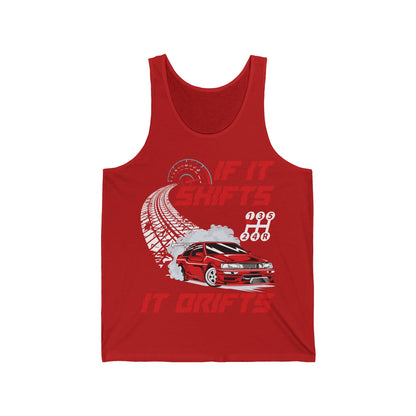 If It Shifts It Drifts Drift Cars Drifting Racing Racer Gift Tank Top for Men Women