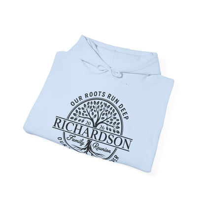 Personalized Richardson Family Reunion Our Roots Run Deep Hoodie For Men Women